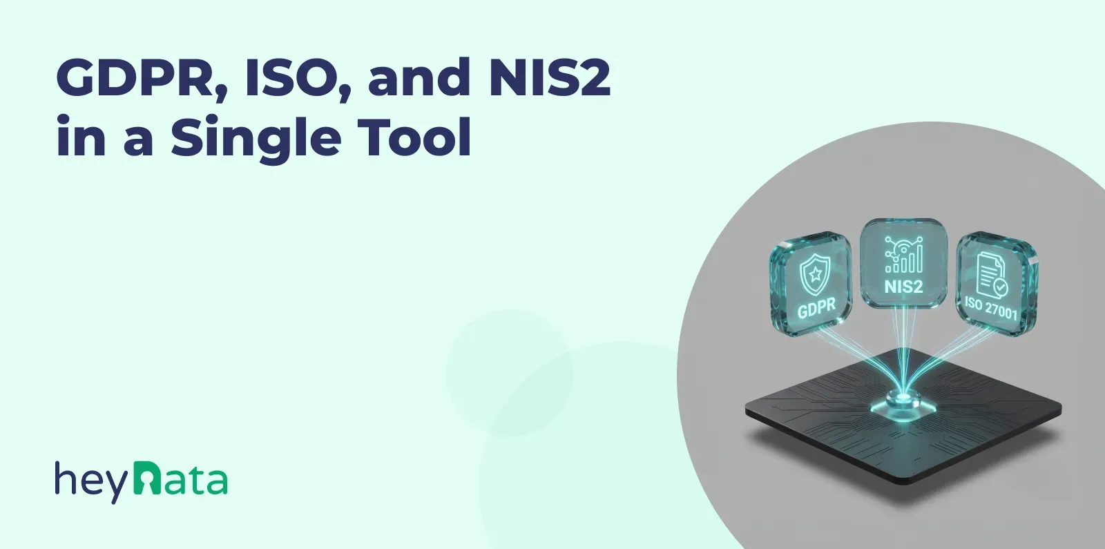 GDPR, ISO and NIS2 in a single tool GDPR, ISO and NIS2 in a single tool