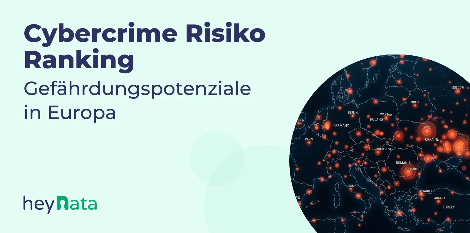 Cybercrime Risiko Ranking – Gefährdungspotenziale in Europa