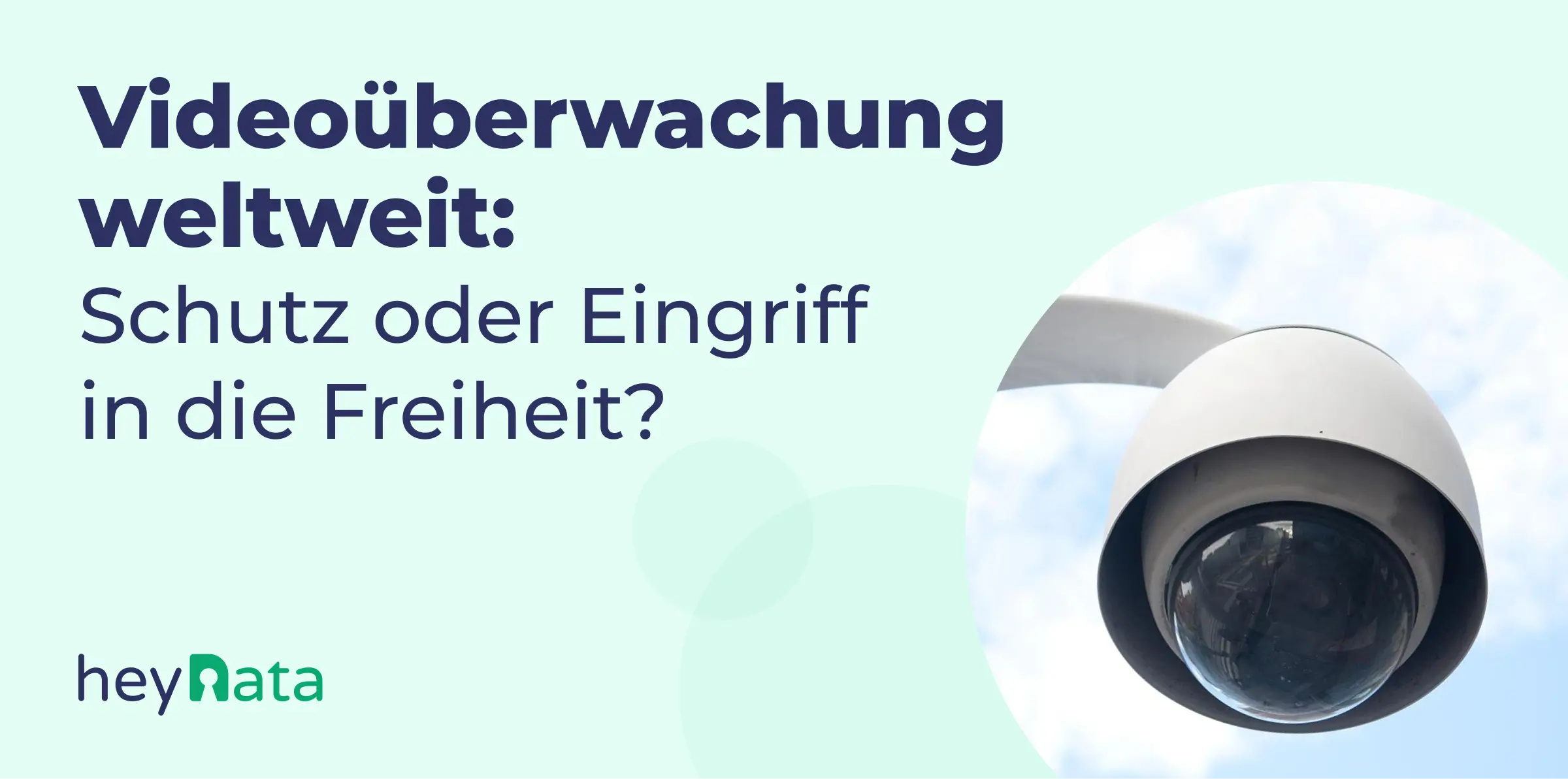 Videoüberwachung weltweit Studie - heyData