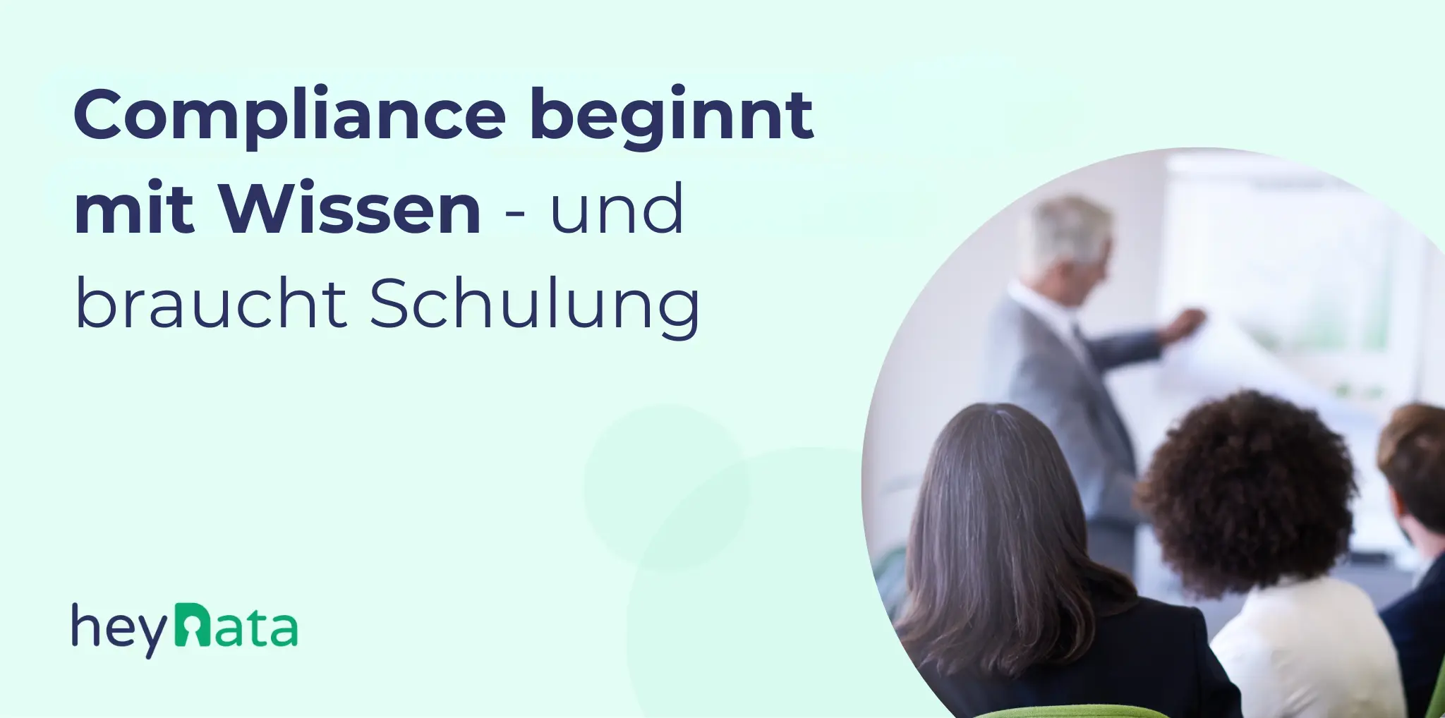 Blog Banner, Schulung, Compliance beginnt mit Wissen – und braucht Schulung
