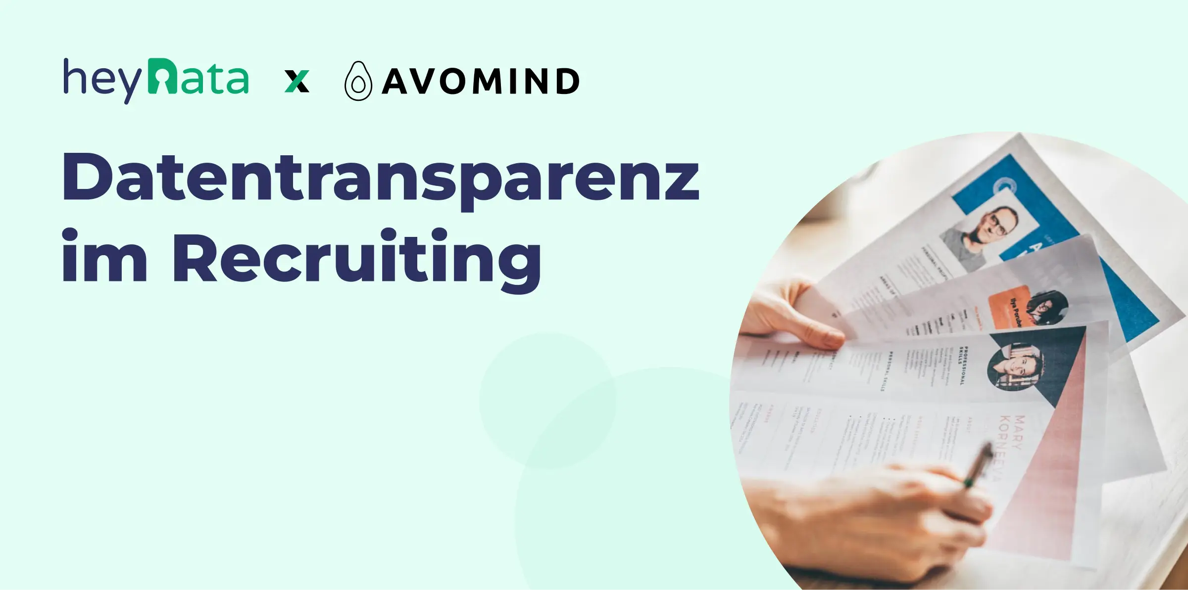 Banner Artikel mit Avomind: Datentransparenz im Recruiting Datentransparenz im Recruiting 2025
